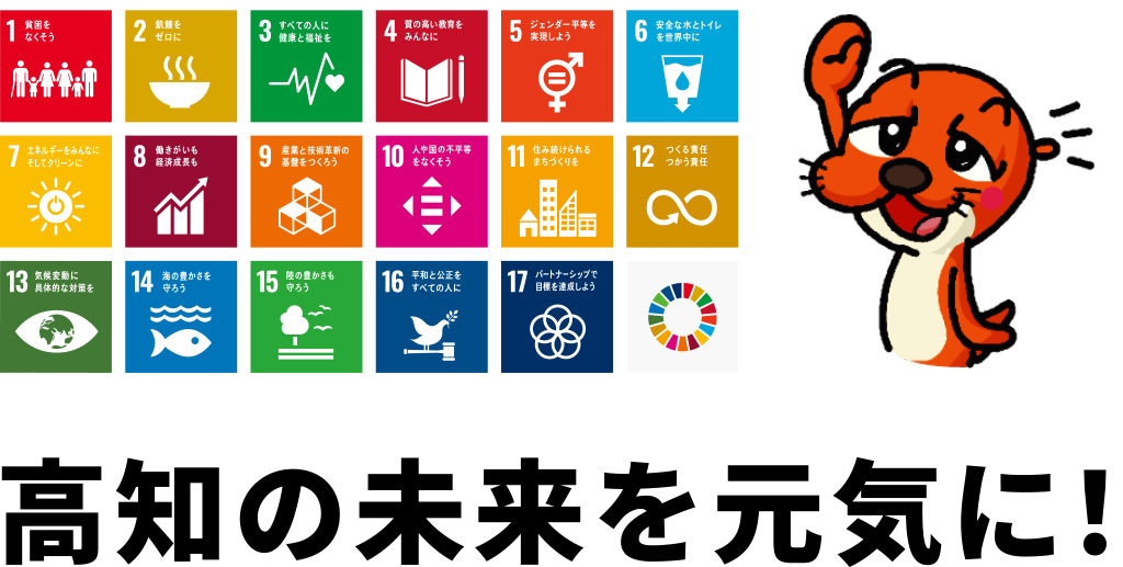 SDGs主な内容 高知の未来を元気に!